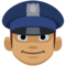 Police Officer - Medium emoji on Facebook